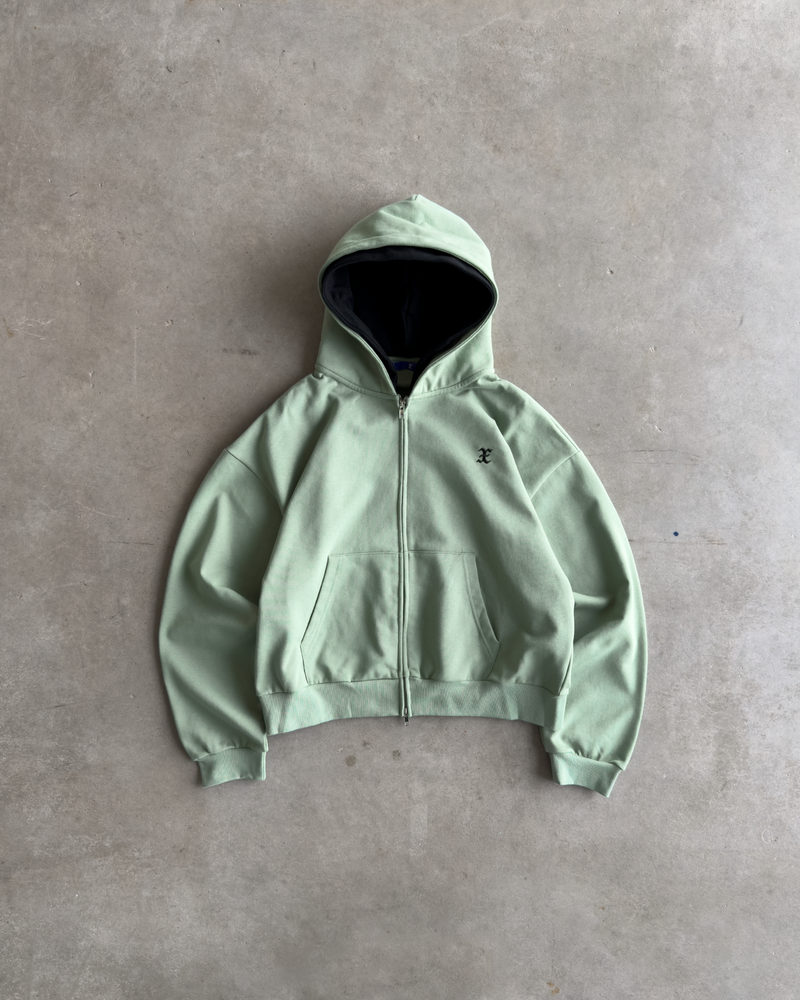 MATCHA DOUBLE HOODED ZIP UP X HOODIE