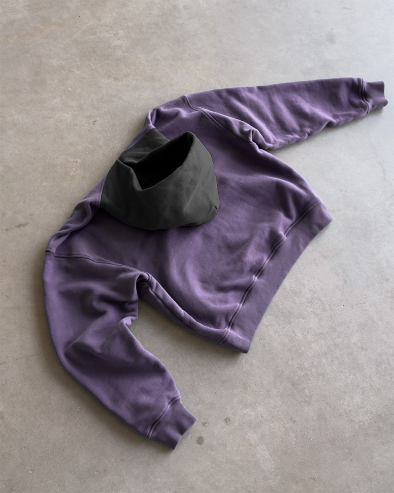Grape & Black X Hoodie