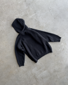 Black Knit X Hoodie